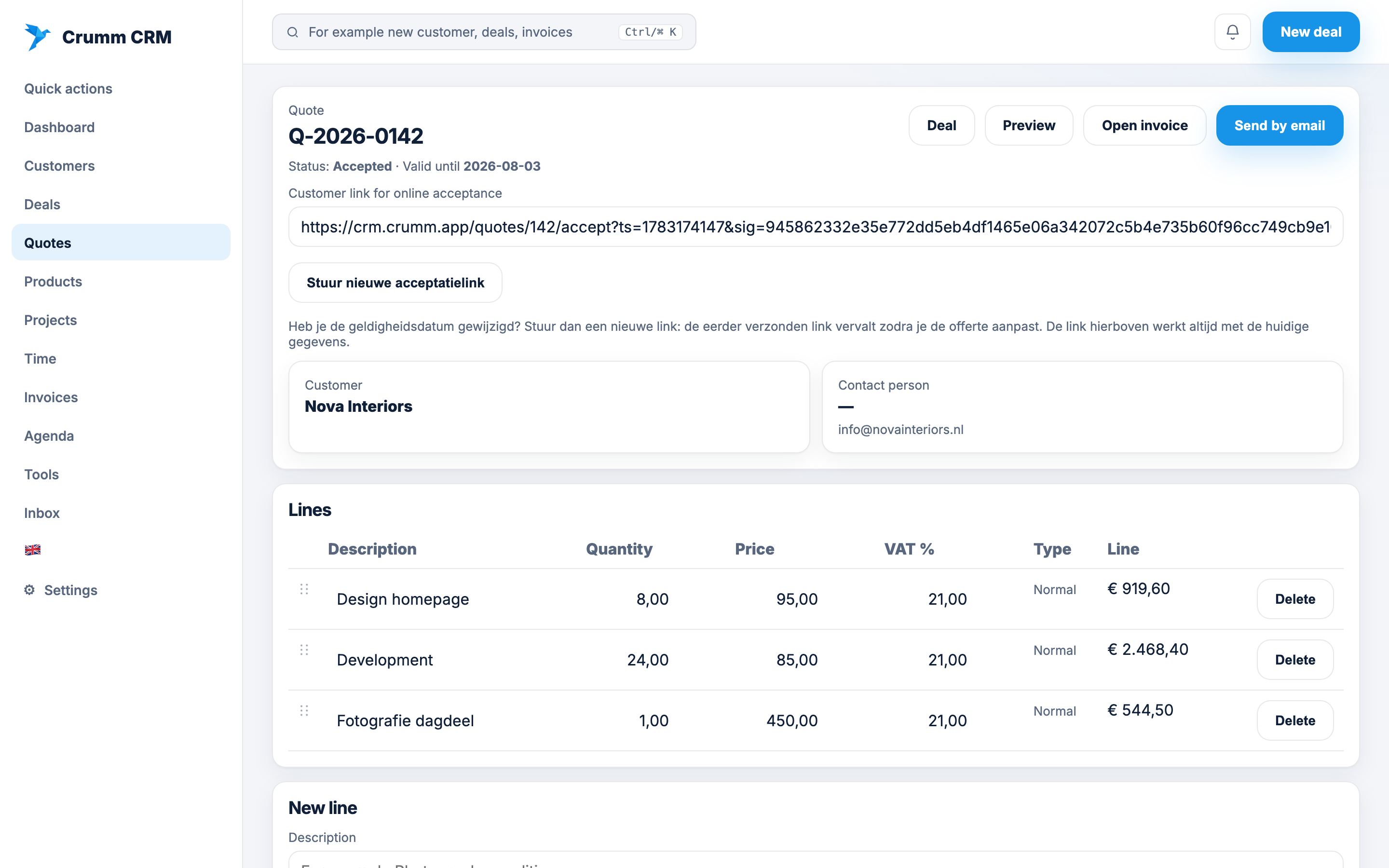Move from request to clean quote quickly